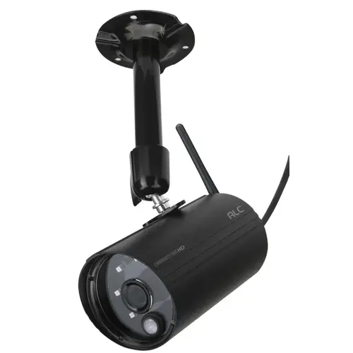 Surveillance Camera, 90 deg View, 1080 pixel Resolution, Night Vision: 65 ft, Metal Housing Material Black Surveillance Camera, 90 deg View, 1080 pixel Resolution, Night Vision: 65 ft, Metal Housing Material Black