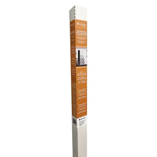 Door Hardware and Track Set, 60 in L Track, Aluminum Door Hardware and Track Set, 60 in L Track, Aluminum