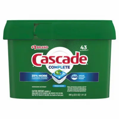 Procter & Gamble Complete ActionPacs Dishwasher Detergent Pods Fresh Scent 43-ct. 06070 Procter & Gamble Complete ActionPacs Dishwasher Detergent Pods Fresh Scent 43-ct. 06070