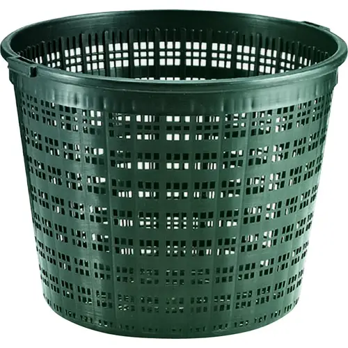 Round Plant Basket, Black