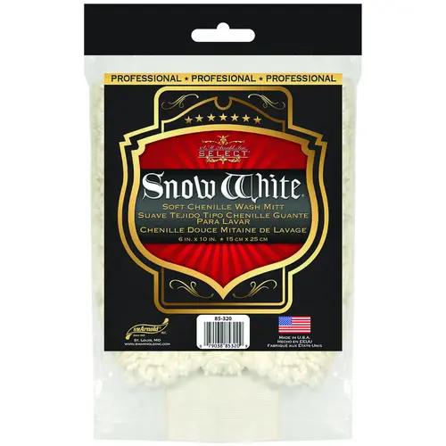 Wash Mitt, Cotton Chenille Wash Mitt, Cotton Chenille