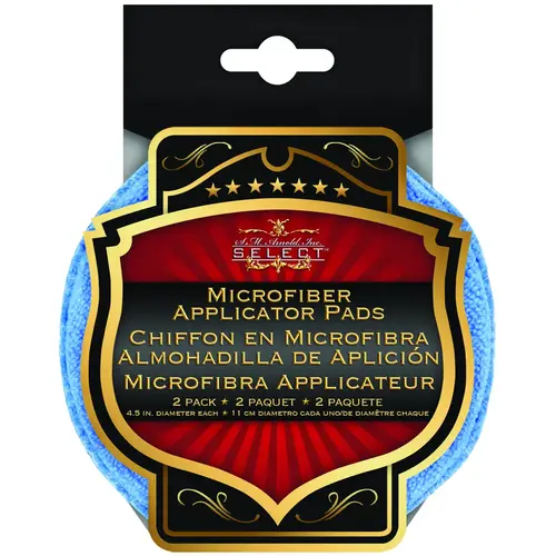 Applicator Pad, 4-1/2 in, Microfiber Cloth