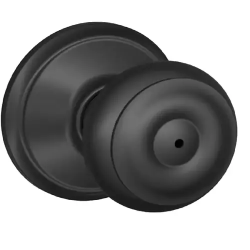 F40 Georgian Knob Privacy Lock in Vis Pack Black F40 Georgian Knob Privacy Lock in Vis Pack Black