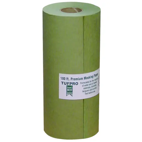 EasyMask Trim Masking Paper, 180 ft L, 6 in W, Green EasyMask Trim Masking Paper, 180 ft L, 6 in W, Green
