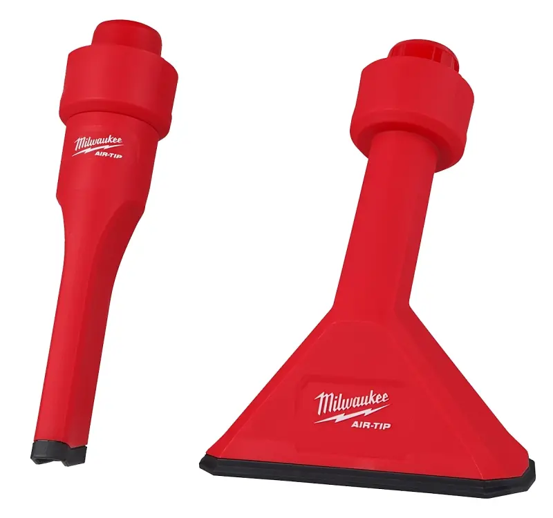 Milwaukee AIR-TIP Series Non-Marring Utility Nozzle Kit 2-Piece Pair Red 49-90-2034