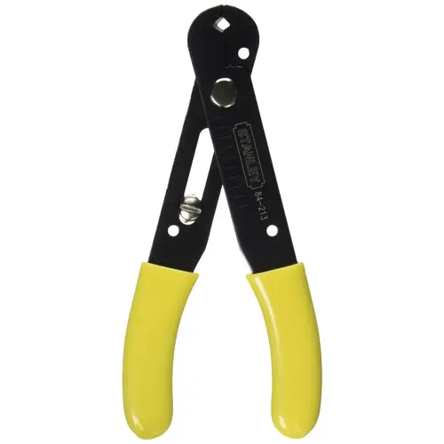 Wire Stripper, 10 to 26 AWG Wire, 10 to 26 AWG Stripping, 5-1/8 in OAL, Comfort-Grip Handle Yellow