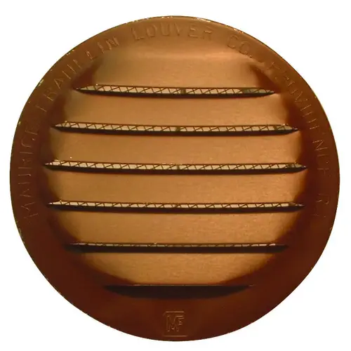 RLB-100 2.5 Screen Louver, 2.907 W, Aluminum, Brown - pack of 4