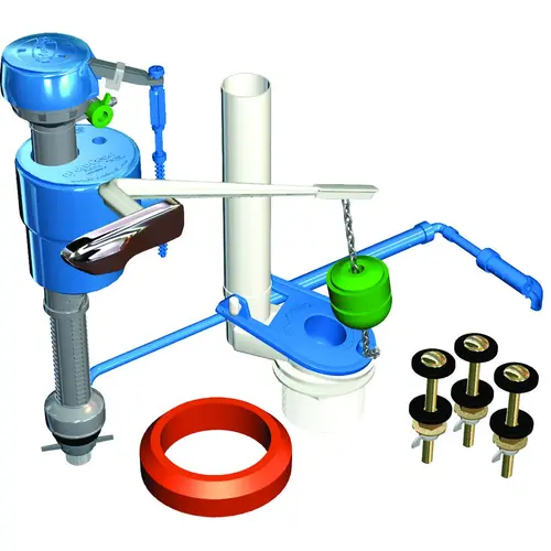 Toilet Tank Repair Kit, Plastic Blue Toilet Tank Repair Kit, Plastic Blue