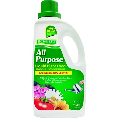 All-Purpose Plant Food, 32 oz Bottle, Liquid, 10-15-10 N-P-K Ratio Light Blue All-Purpose Plant Food, 32 oz Bottle, Liquid, 10-15-10 N-P-K Ratio Light Blue