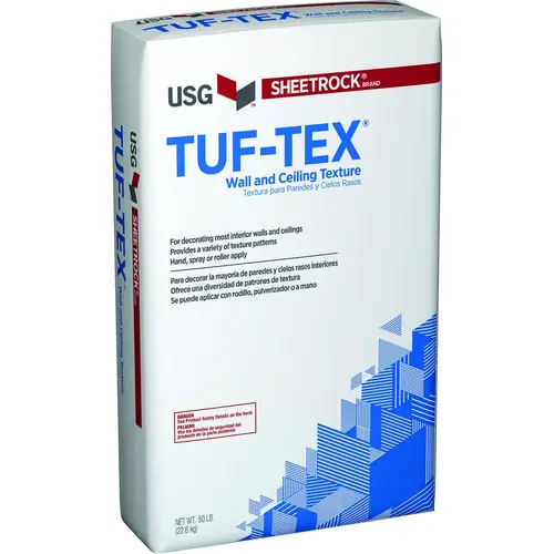 Wall and Ceiling Texture, Powder, Low to Odorless, Gray/Off-White, 50 lb Bag Wall and Ceiling Texture, Powder, Low to Odorless, Gray/Off-White, 50 lb Bag