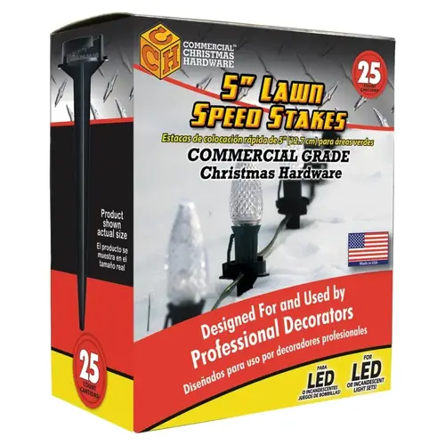 Stakes Lawn Speed, White Lights, For: Walkway - pack of 25