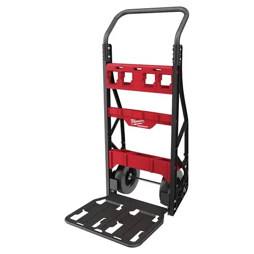 PACKOUT Wheel Cart, 400 lb, 2-Wheel, Flat-Free Wheel, Steel Black/Red PACKOUT Wheel Cart, 400 lb, 2-Wheel, Flat-Free Wheel, Steel Black/Red