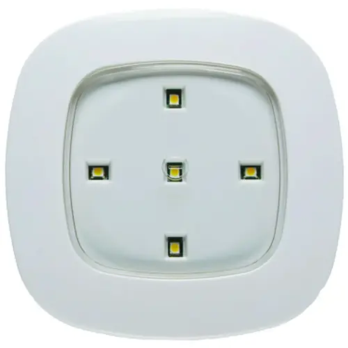 Remote Control Light, 120 VAC, AA Battery, 5-Lamp, LED Lamp, 35 Lumens, White Remote Control Light, 120 VAC, AA Battery, 5-Lamp, LED Lamp, 35 Lumens, White