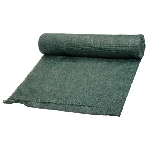 Knitted Shade Cloth, 100 ft L, 6 ft W, Polyethylene, Green Knitted Shade Cloth, 100 ft L, 6 ft W, Polyethylene, Green
