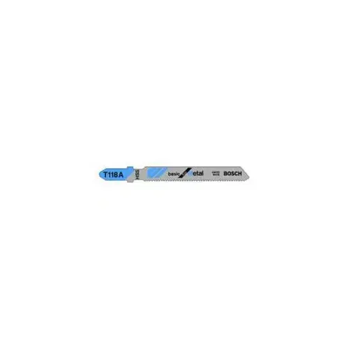 Jig Saw Blade, 1/4 in W, 3-5/8 in L, 24 TPI - pack of 5 Jig Saw Blade, 1/4 in W, 3-5/8 in L, 24 TPI - pack of 5