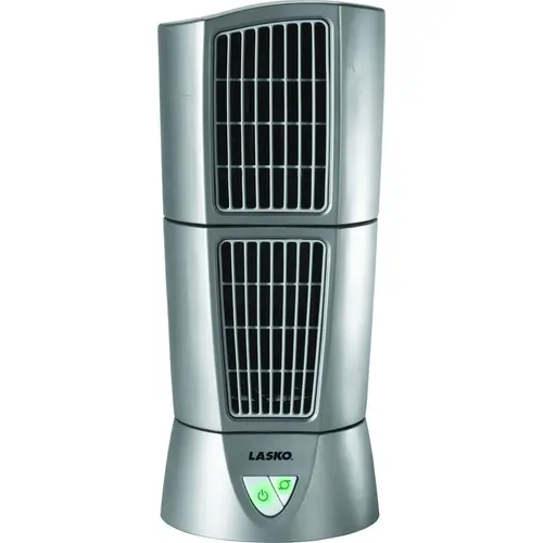 Wind Tower Desktop Tower Fan, 120 V, 3-Speed, 114 cfm Air, Platinum Wind Tower Desktop Tower Fan, 120 V, 3-Speed, 114 cfm Air, Platinum