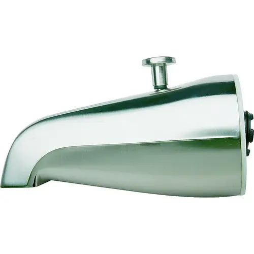 Bathtub Spout, 3/4 in Connection, IPS, Chrome Plated, For: 1/2 in or 3/4 in Pipe Bathtub Spout, 3/4 in Connection, IPS, Chrome Plated, For: 1/2 in or 3/4 in Pipe