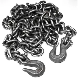 Baron TC433816 Binder Chain 16 ft. Welded Steel 3/8" D X 16 ft. L Black Yellow Chromate