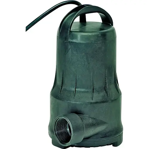 Waterfall Pump, 1.8 A, 1-1/2 in Connection, 1 ft Max Head, 2550 gph Waterfall Pump, 1.8 A, 1-1/2 in Connection, 1 ft Max Head, 2550 gph