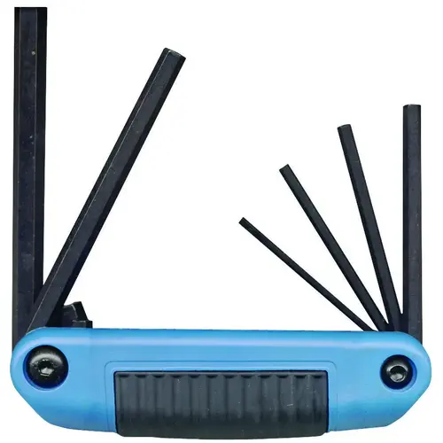Hex Key Set Ergo-Fold Assorted Metric Fold-Up Blue Black Hex Key Set Ergo-Fold Assorted Metric Fold-Up Blue Black