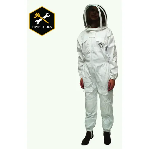 Beekeeping Suit, S, Zipper Closure, Polycotton Beekeeping Suit, S, Zipper Closure, Polycotton