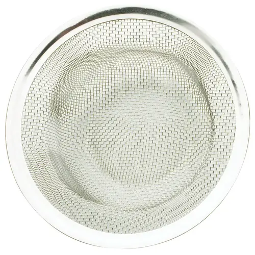 Basket Strainer, 2-1/2 in Dia, Stainless Steel Natural Basket Strainer, 2-1/2 in Dia, Stainless Steel Natural