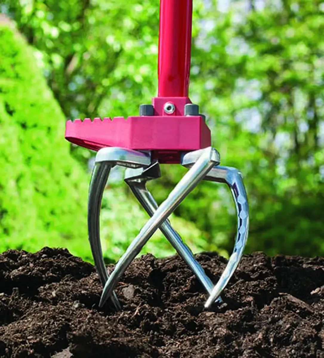 Garden Weasel 91334 Hand Cultivator Claw Pro 4 Tine Steel 45