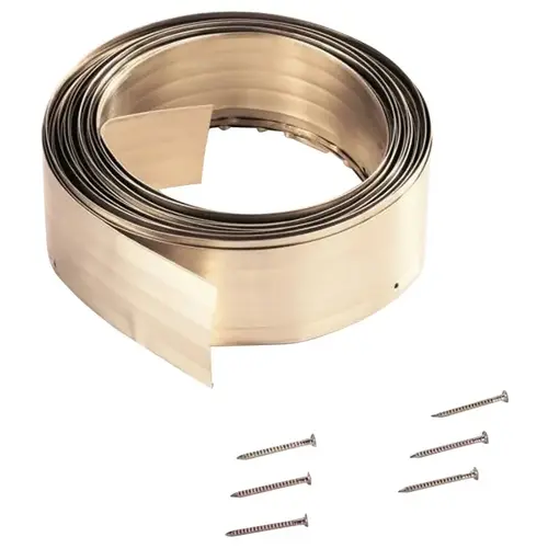 Weather Stripping Seal, 0.03125 in W, 1-1/8 in Thick, 17 ft L, Metal Bronze Weather Stripping Seal, 0.03125 in W, 1-1/8 in Thick, 17 ft L, Metal Bronze