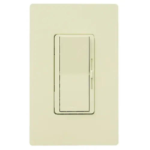 Diva Dimmer, 5 A, 120 V, 600 W, Incandescent Lamp, 3-Way, Ivory