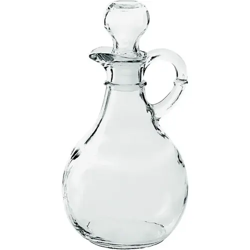 Presence Cruet, 10 oz Capacity, Glass, Clear, 4-1/4 in L, 4-1/4 in W, 7 in H Presence Cruet, 10 oz Capacity, Glass, Clear, 4-1/4 in L, 4-1/4 in W, 7 in H