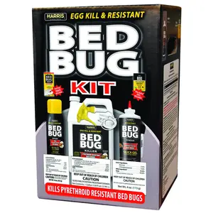 Harris BLKBB-KIT Value Pack Various Application Egg Kill & Pyrethroid Resistant Bedbug Killer Kit White