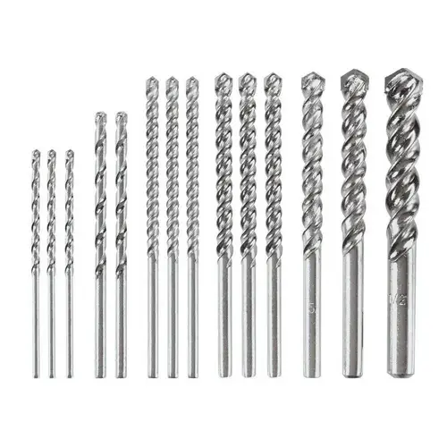 Rotary Drill Bit Set Carbide Tipped Straight Shank Rotary Drill Bit Set Carbide Tipped Straight Shank