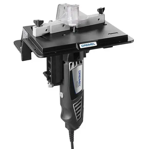 Shaper Router Table, Light-Duty, Metal/Plastic, Black Shaper Router Table, Light-Duty, Metal/Plastic, Black