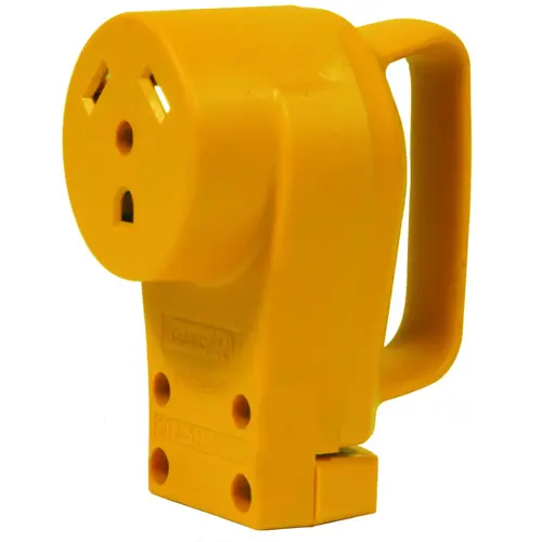 Replacement Receptacle, 125 V, 30 A, Female Contact, Yellow Replacement Receptacle, 125 V, 30 A, Female Contact, Yellow