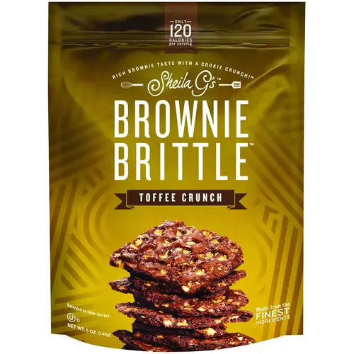 Brownie Brittle, Toffee Crunch Flavor, 5 oz Brownie Brittle, Toffee Crunch Flavor, 5 oz