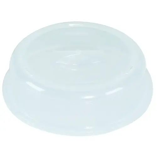 Spatter Cover, 10.13 in Dia, Plastic Screen, White