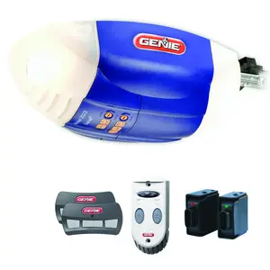 Genie 38957S Garage Door Opener, 60 W, Chain Drive, Remote Control