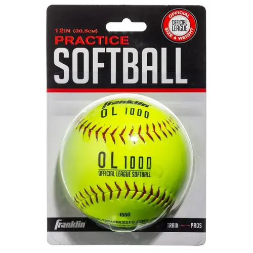 OL 1000 Series Soft Ball, 12 in Dia, Synthetic Yellow OL 1000 Series Soft Ball, 12 in Dia, Synthetic Yellow