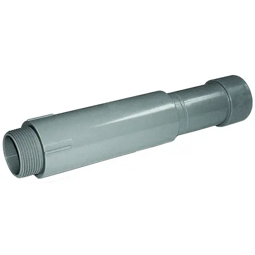 E945 Expansion Coupling, 1-1/4 in Female Socket, 6 in L, PVC, Gray