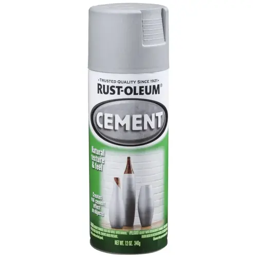 Cement Spray Paint, Flat, Matte, Gray, 12 oz, Can Cement Spray Paint, Flat, Matte, Gray, 12 oz, Can