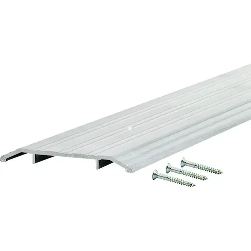 TH015 Saddle Threshold, 72 in L, 5 in W, Aluminum, Mill