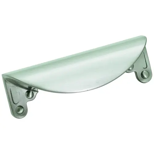 3" (76 mm) Center to Center Inspirations Cup Pull Satin Nickel Finish