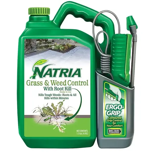 Grass and Weed Control, Liquid, 1.3 gal Jug with Wand Sprayer Grass and Weed Control, Liquid, 1.3 gal Jug with Wand Sprayer