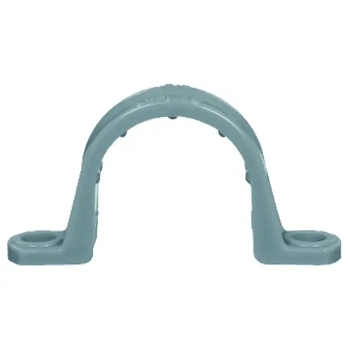 3/4" Conduit Clamp, PVC, Gray - pack of 20