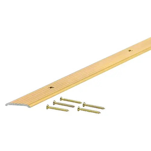 Seam Binder 0.75" W X 36" L Satin Brass Gold Aluminum Satin Brass - pack of 6 Seam Binder 0.75" W X 36" L Satin Brass Gold Aluminum Satin Brass - pack of 6