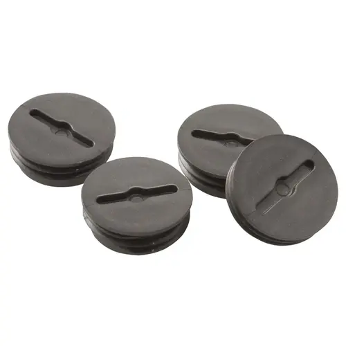 Closure Plug, 1/2 in, Zinc, Gray - pack of 4 Closure Plug, 1/2 in, Zinc, Gray - pack of 4