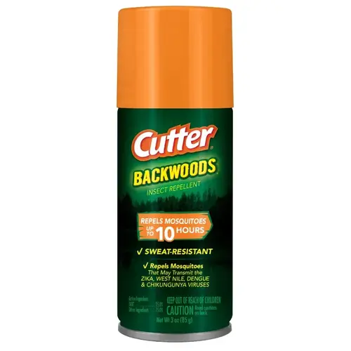 Backwoods Insect Repellent, Aerosol, DEET, Ethanol, 3 oz Aerosol Can Light Yellow Backwoods Insect Repellent, Aerosol, DEET, Ethanol, 3 oz Aerosol Can Light Yellow