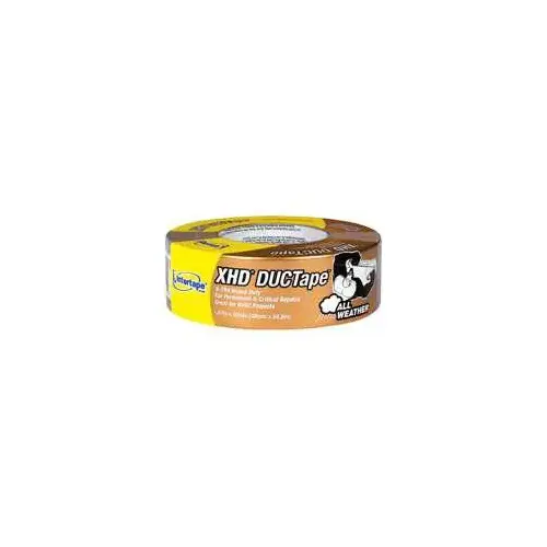 Duct Tape, 30 yd L, 1.88 in W, Cloth Backing, Silver