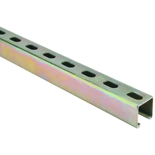 Conduit Strut Channel, Steel, Gold, Galvanized, 4ft Conduit Strut Channel, Steel, Gold, Galvanized, 4ft