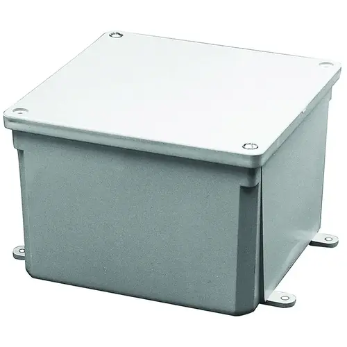 E989R Molded Junction Box, Noryl, Recessed, Surface Mounting Gray E989R Molded Junction Box, Noryl, Recessed, Surface Mounting Gray